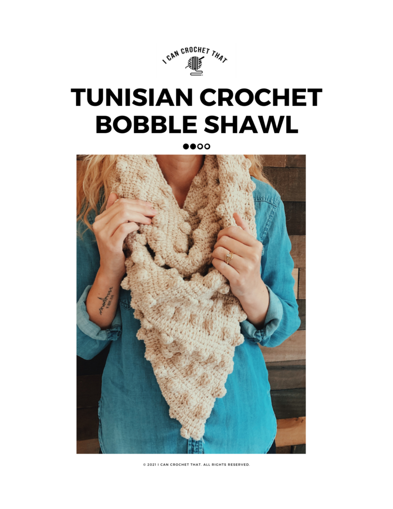 tunisian crochet pattern pdf