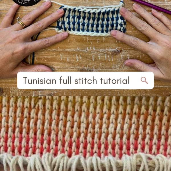 How To Crochet The Tunisian Full Stitch I Can Crochet That 5619