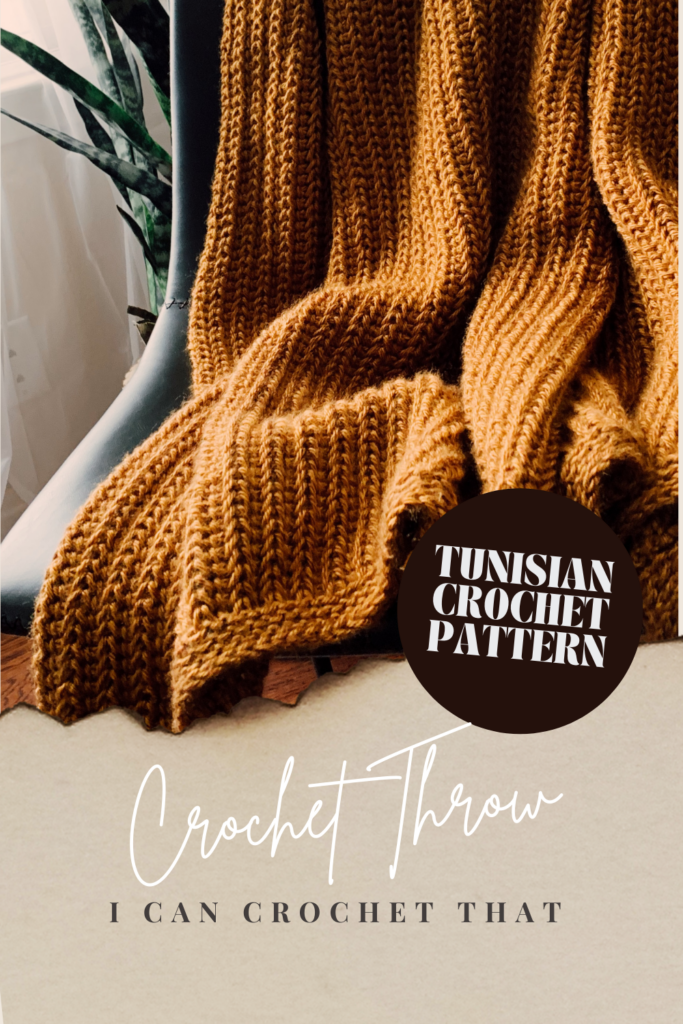 free tunisian crochet throw pattern