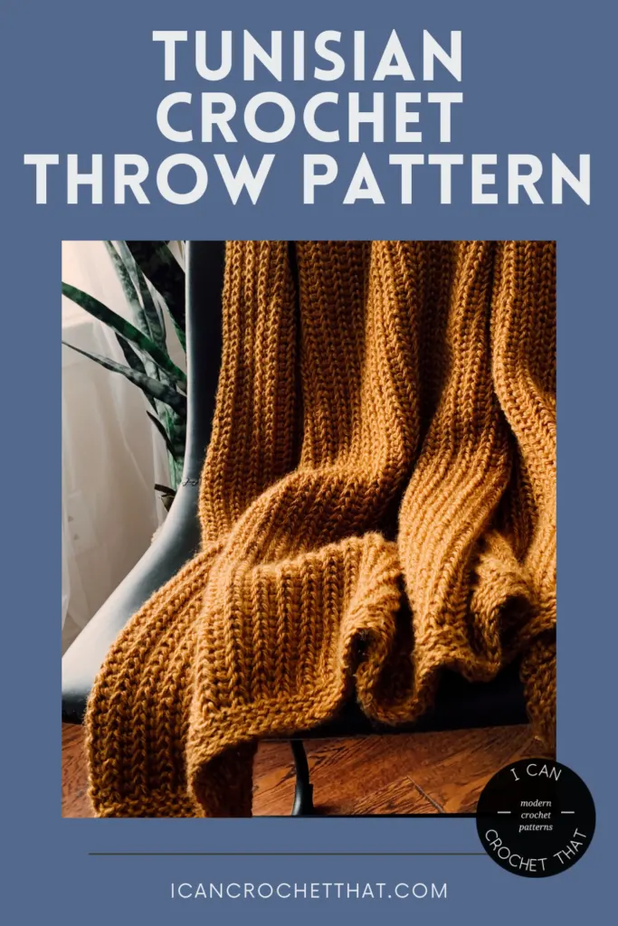 the drew throw a tunisian crochet pattern