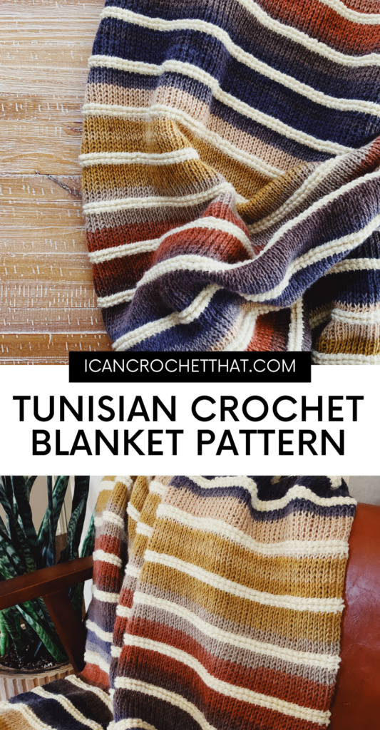 crochet blanket pattern Tunisian