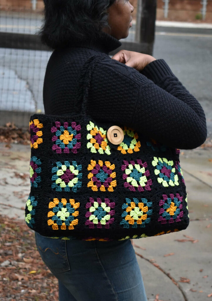 granny square shoulder bag pattern