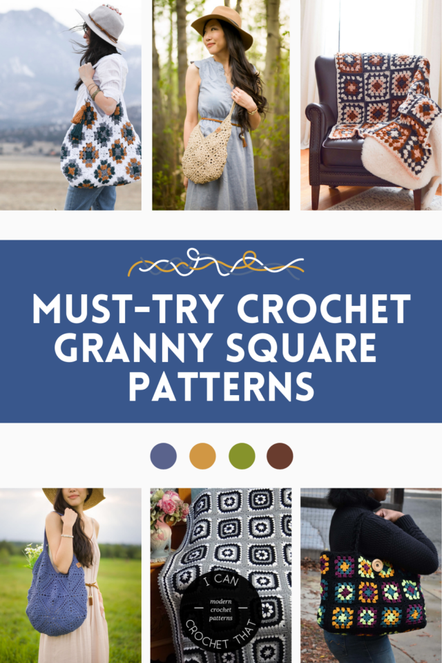 15 Must-Try Crochet Granny Square Patterns - I Can Crochet That