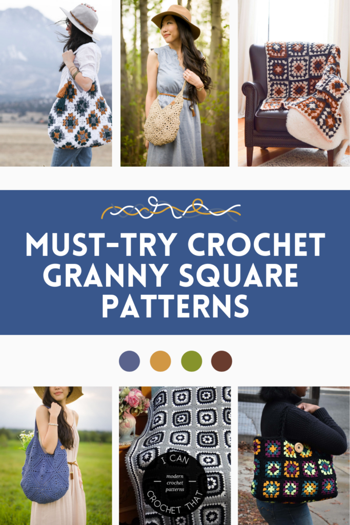 round-up of crochet granny square patterns