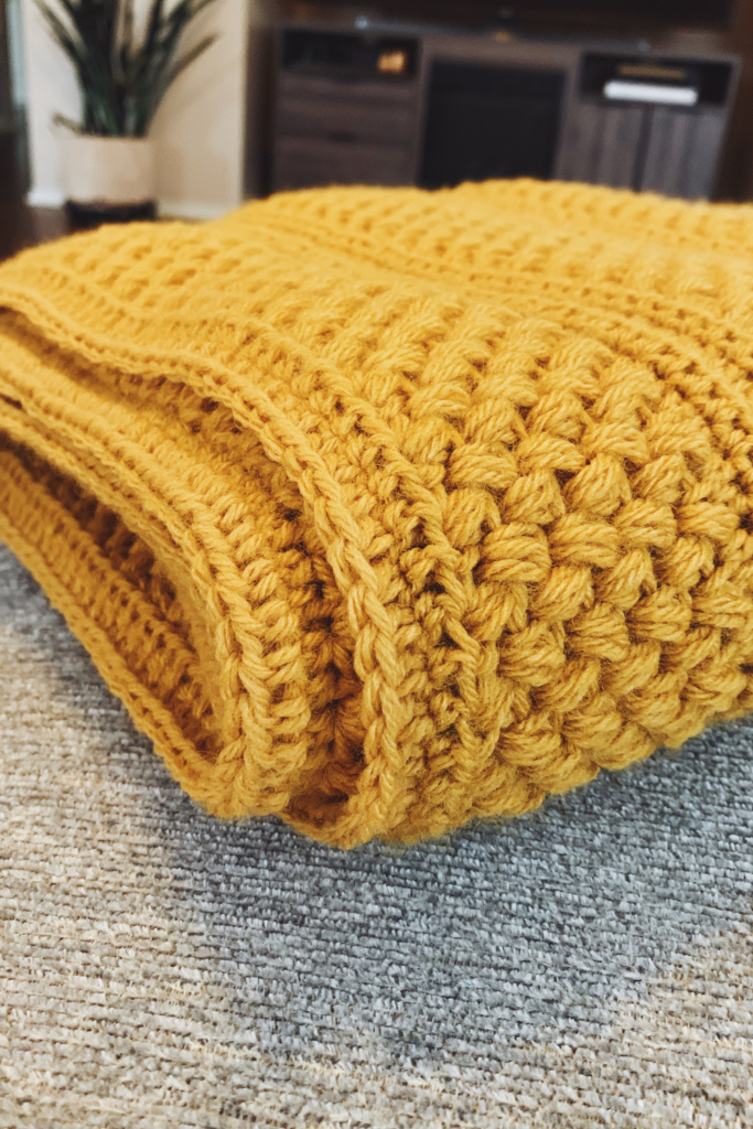 crochet blanket for intermediate crocheters