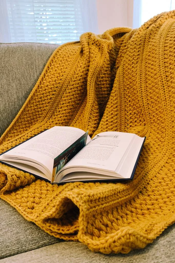 yellow crochet blanket pattern