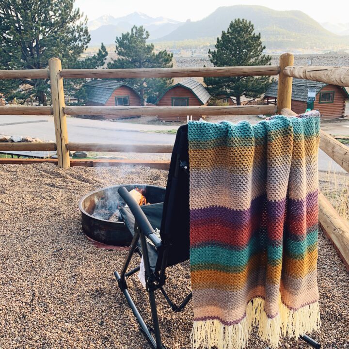 The Estes Blanket – A (Regular) Crochet Camping Blanket Pattern