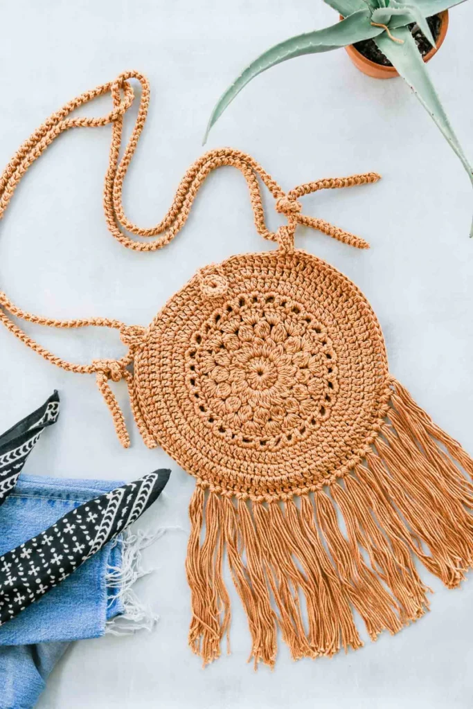 70s vintage macrame hand bag purse pdf macrame pattern 2 designs with easy  fit to multiple handles 16 by 12 Instant PDF Download 4363