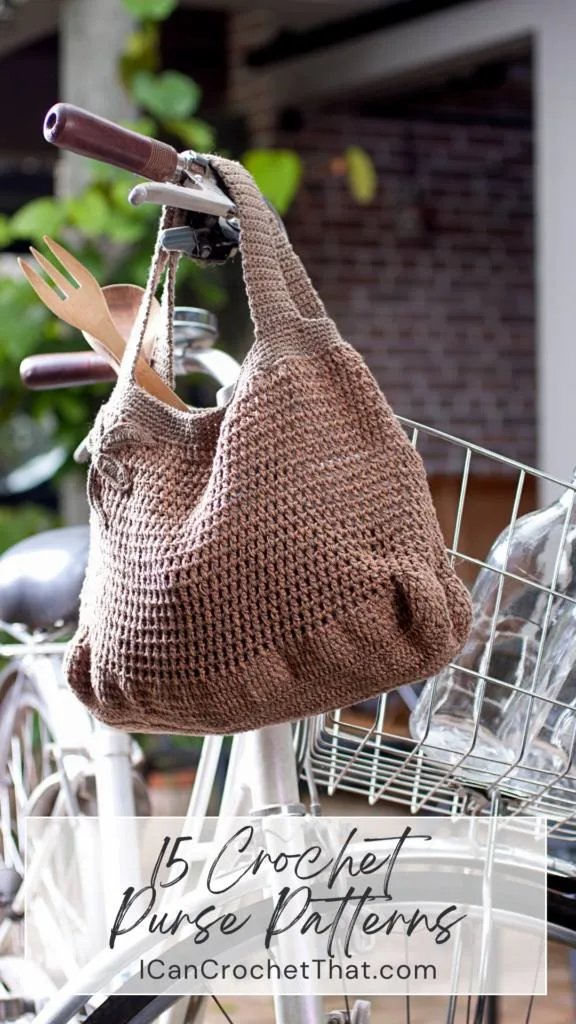 Crochet Lunch Bag or Kids Purse - free pattern and detailed tutorial