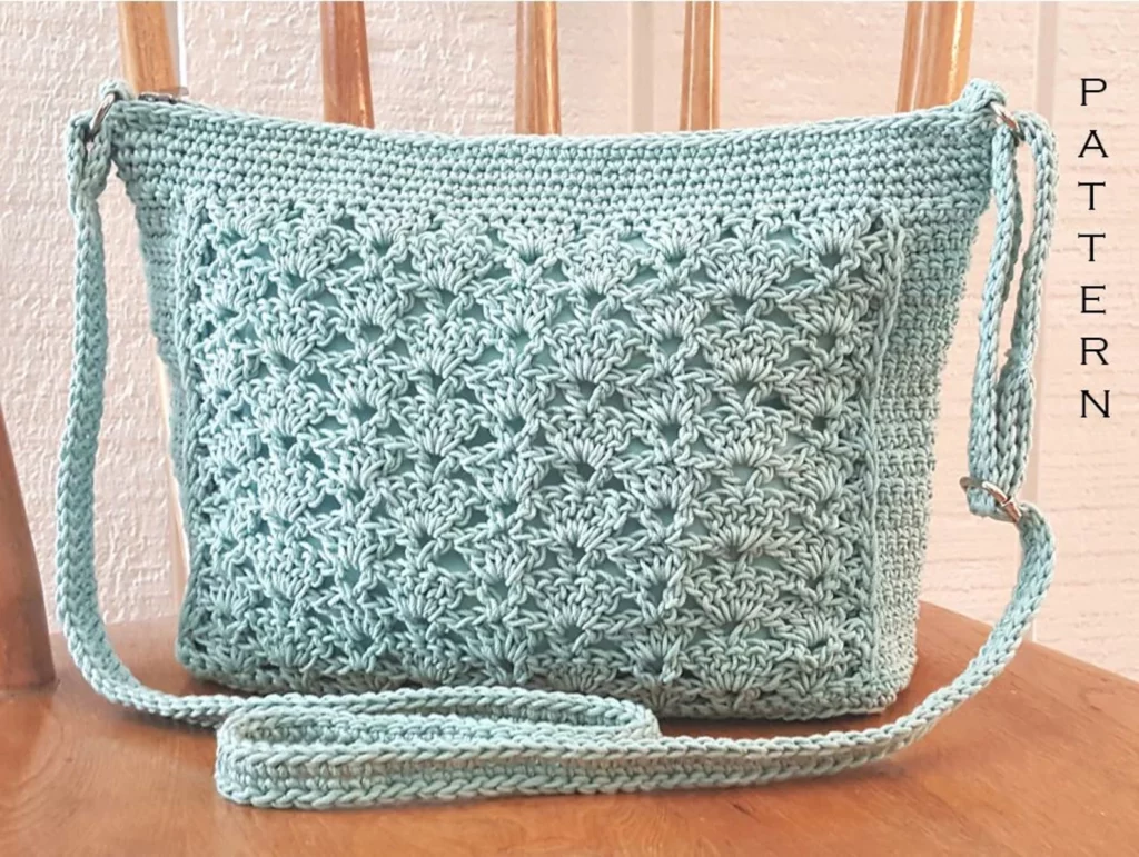 crossbody crochet purse