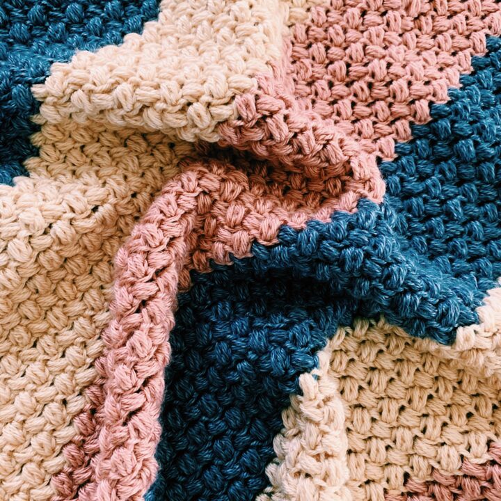 Textured Crochet Baby Blanket Pattern – The Hazel