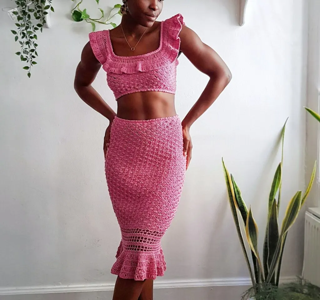 crochet two piece dress pattern