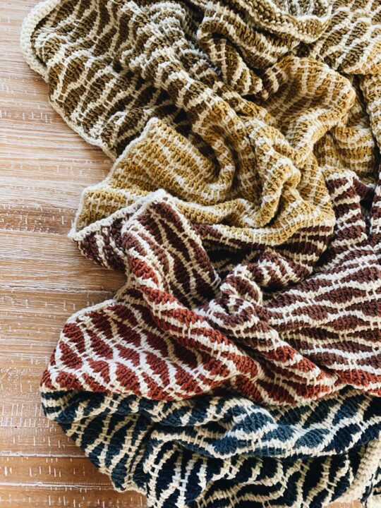 The Jessica Throw – A Tunisian Crochet Wave Stitch Pattern