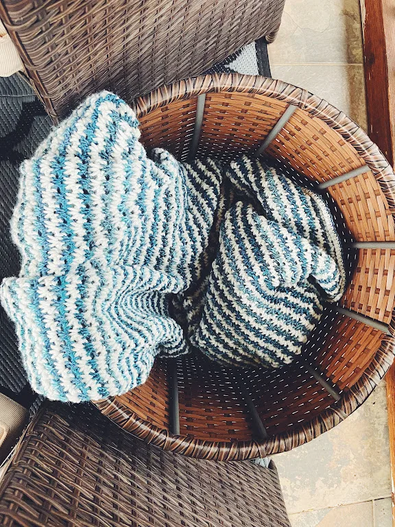 summery crochet throw pattern