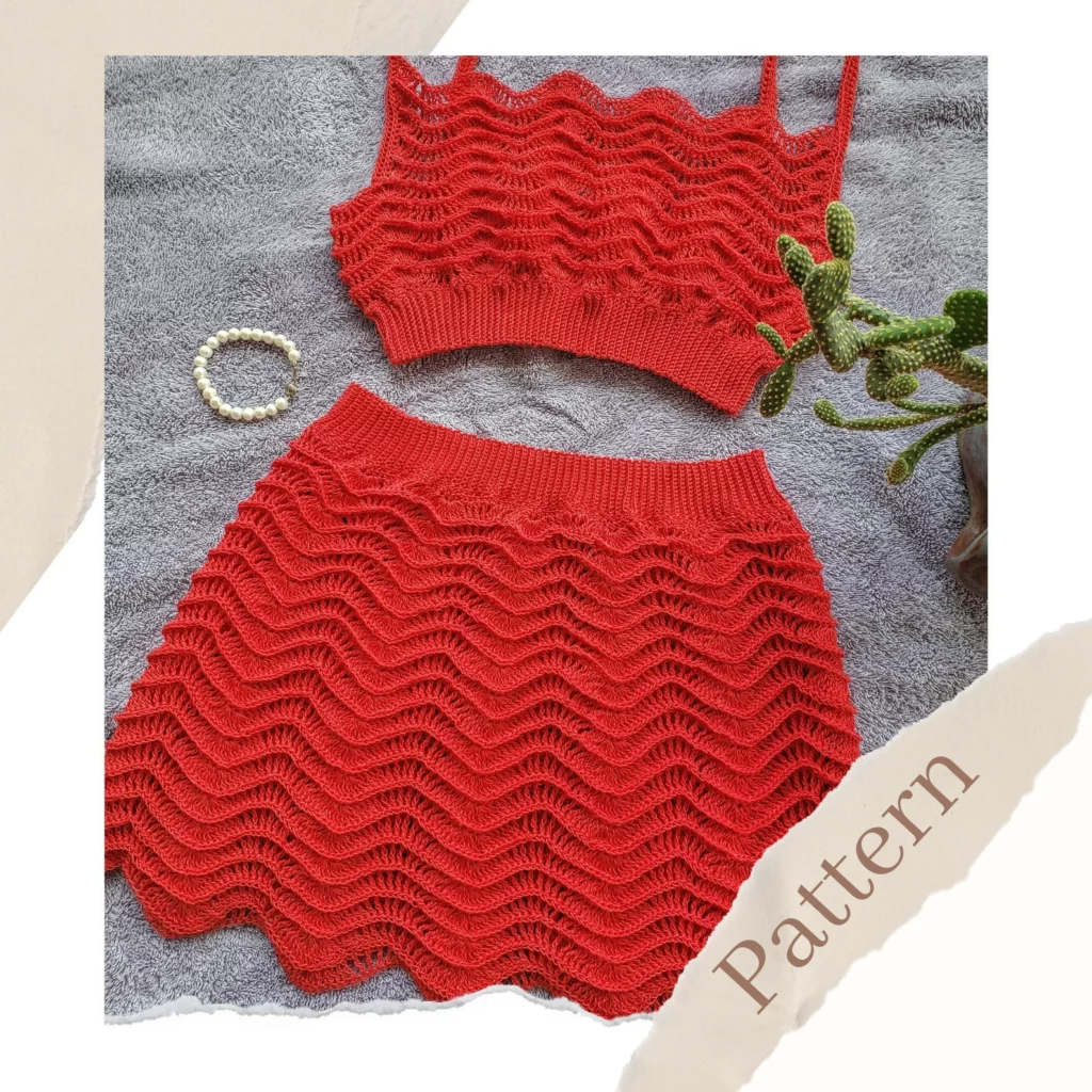 2 piece crochet sets