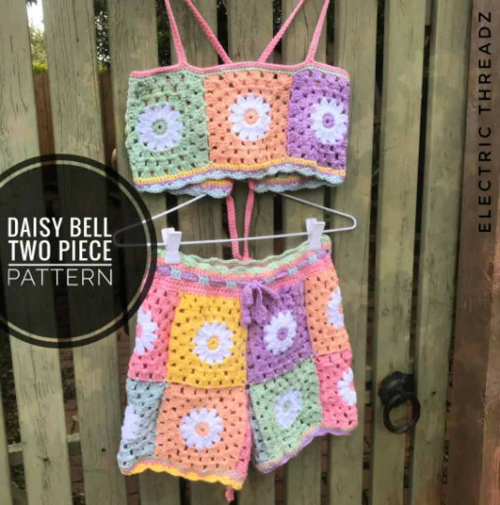 two piece crochet set patterns