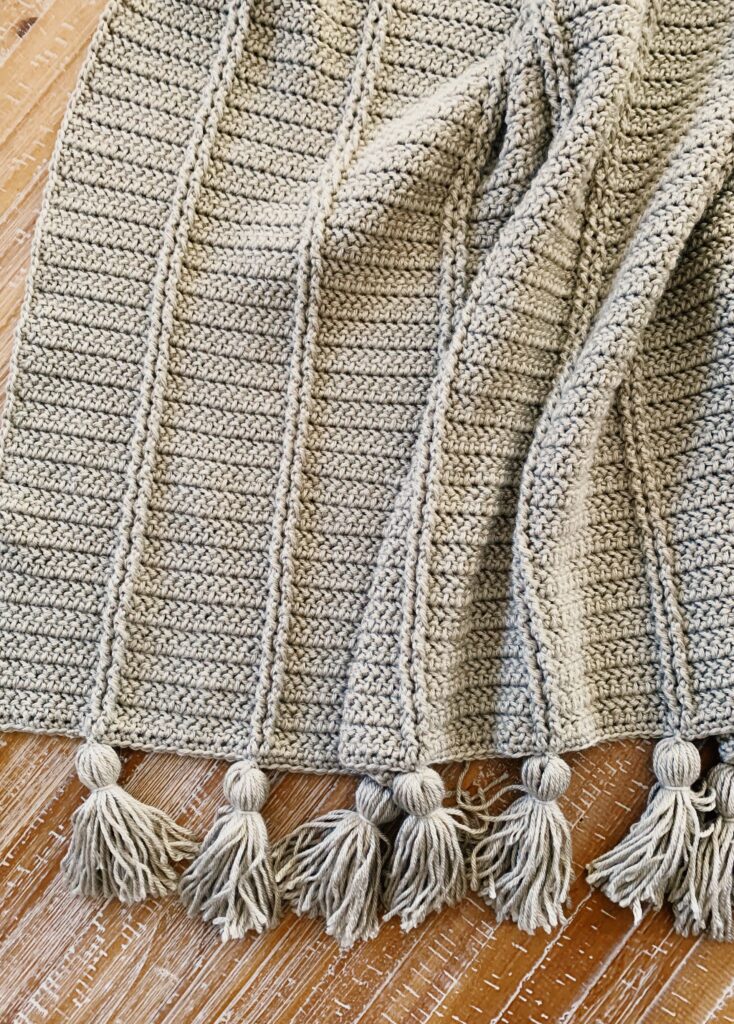 textured crochet blanket pattern