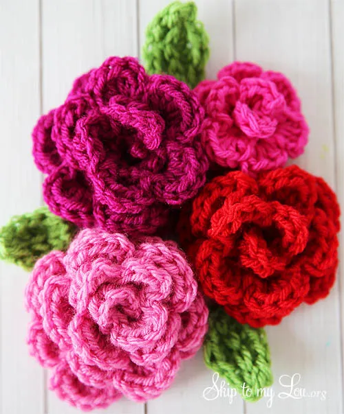 quick crochet projects flowers