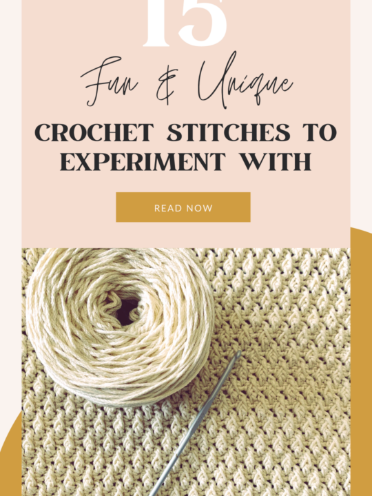 15 Fun Crochet Stitches to Experiment With