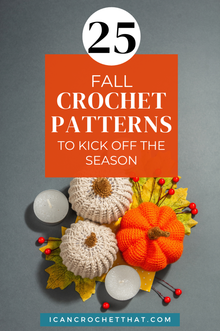 25 Fall Crochet Patterns To Start Off The Season - I Can Crochet That