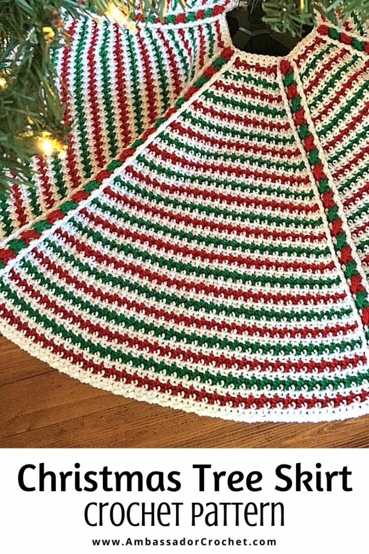 CROCHET: CHRISTMAS TREE SKIRT | Bella Coco Crochet - YouTube