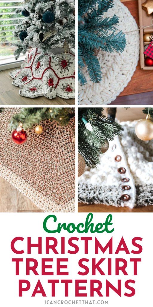Crochet Christmas Tree Skirt Pattern + Tutorial