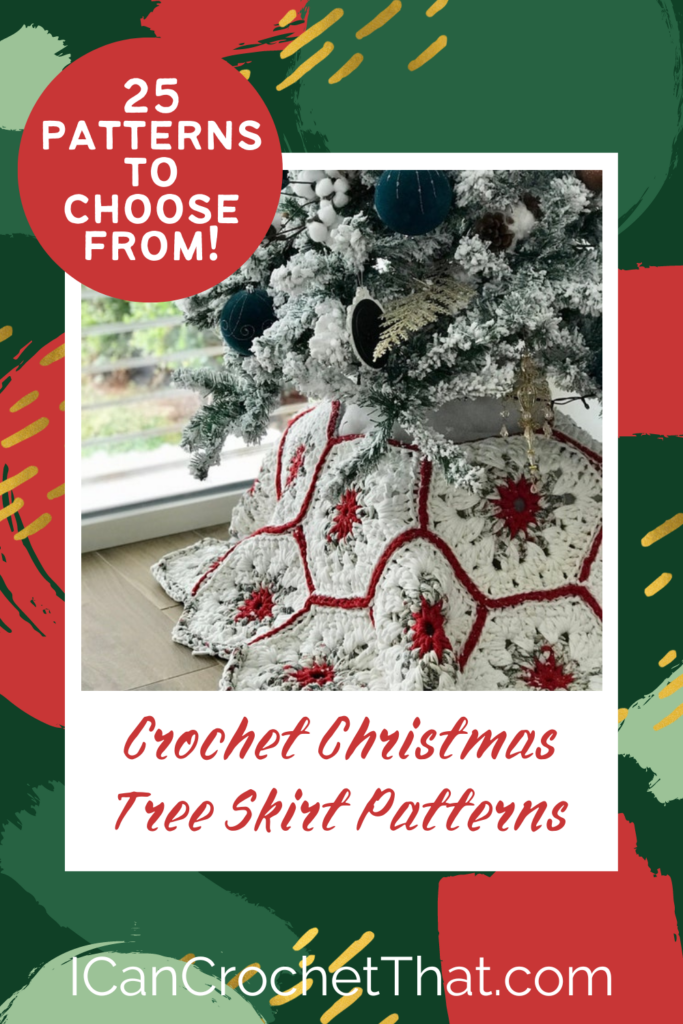 9 Easy Crochet Christmas Tree Skirt Patterns - Easy Crochet Patterns