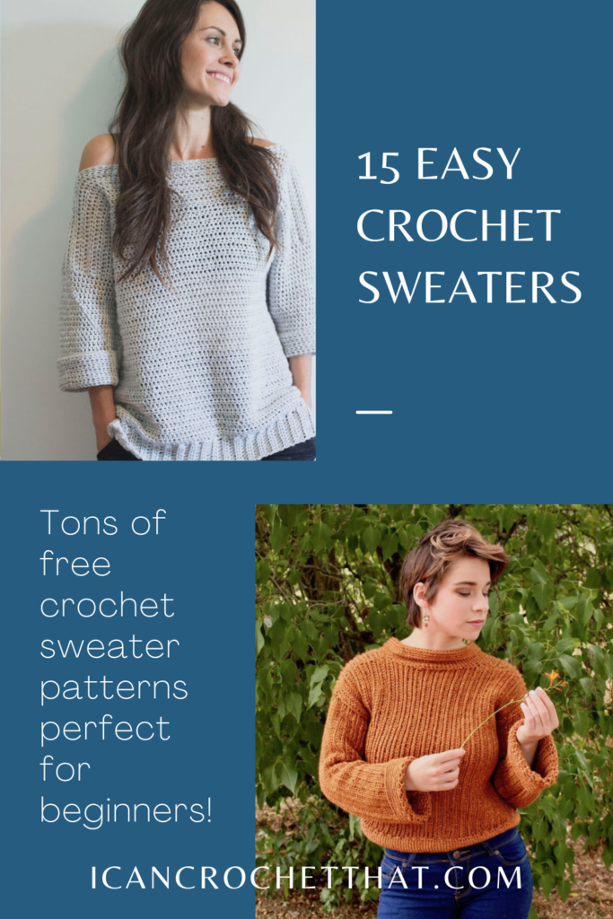 15 Easy Crochet Sweater Patterns Perfect for Beginners