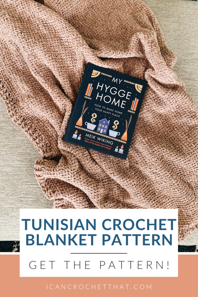 easy Tunisian crochet blanket pattern