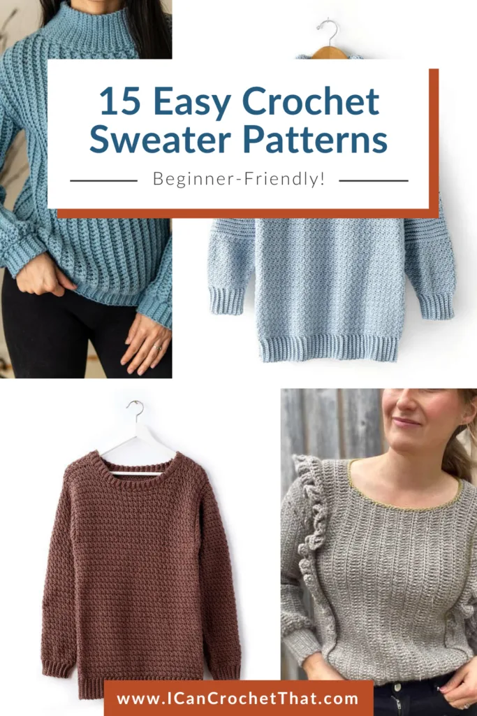 easy crochet sweater patterns