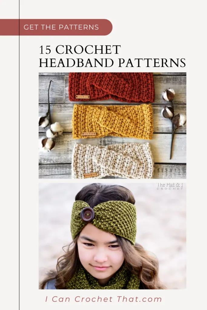 15 Crochet Headband Patterns for Yourself or to Gift! - I Can Crochet That