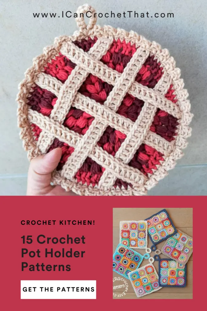 Easy Double Thick Crochet Potholder Pattern (With Printable Pattern) -  Frugal Family Home