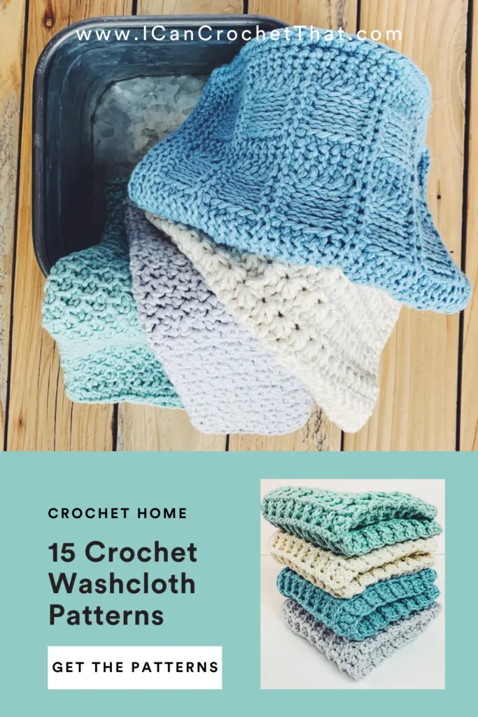 Farm House Washcloth Crochet Pattern – Mama In A Stitch