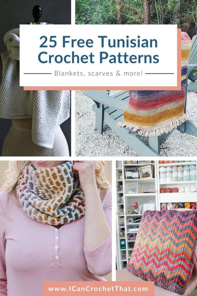 38 Free Tunisian Crochet Patterns You Have to Try - I Can Crochet That
