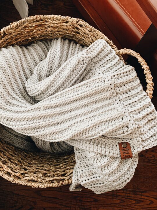 Knit-Like Crochet Blanket Pattern | The Myles Blanket