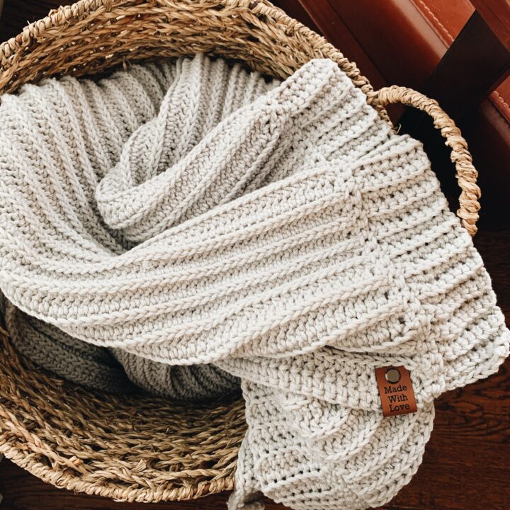 Knit-Like Crochet Blanket Pattern | The Myles Blanket