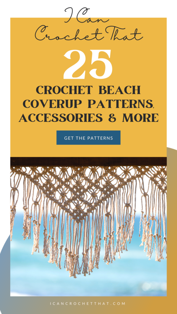crochet beach coverup patterns and accessories