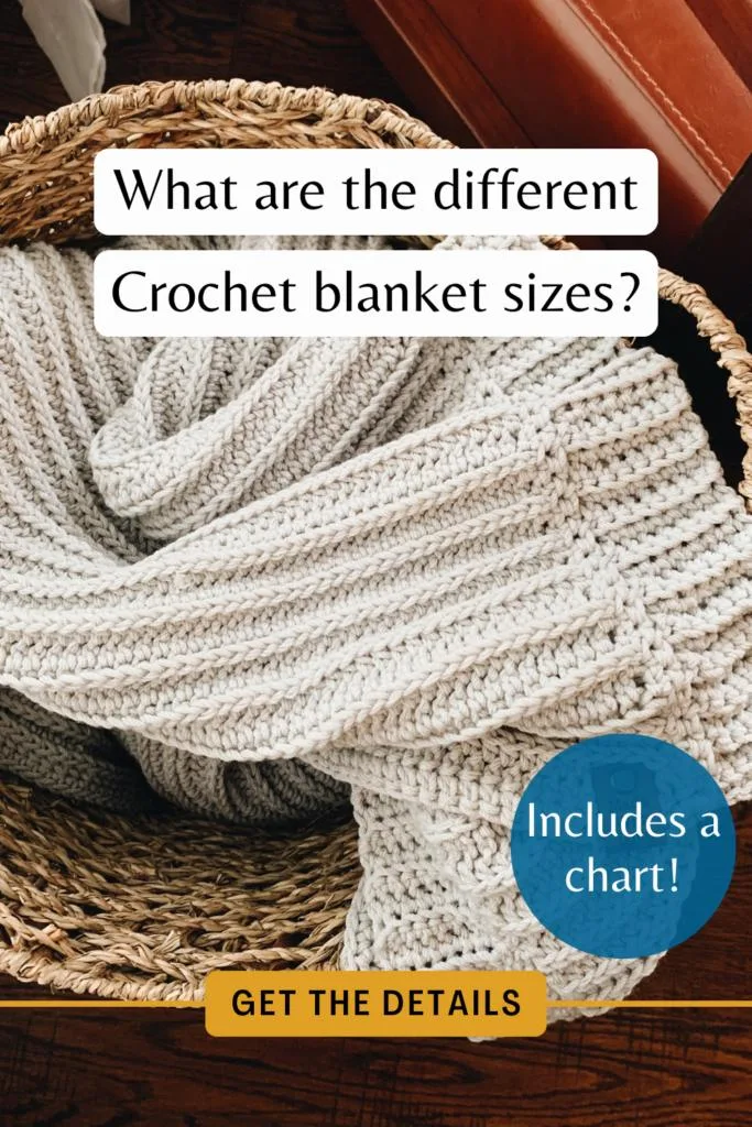 Crochet Blanket Size Chart + What are the Sizes of Crochet Blankets?