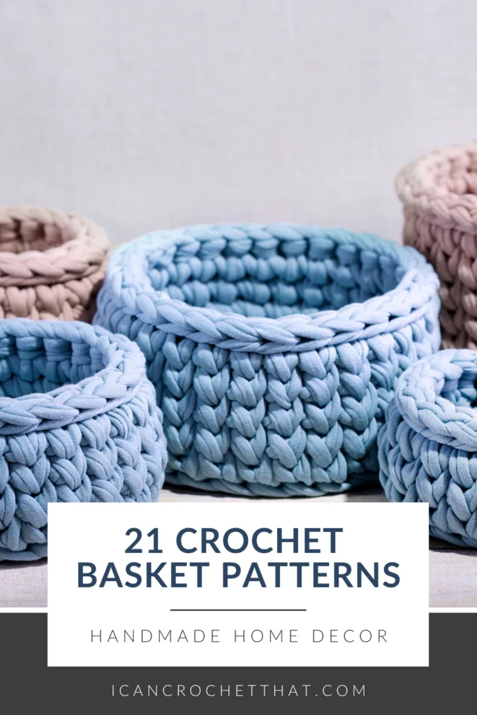 easy crochet basket patterns