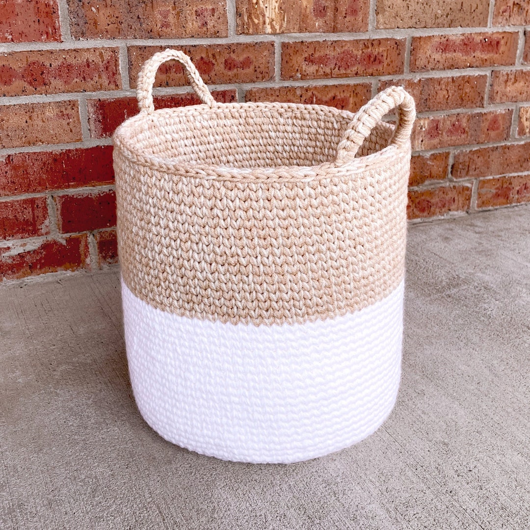 15 Storage Crochet Basket Patterns to Make - Get Organized - A More Crafty  Life