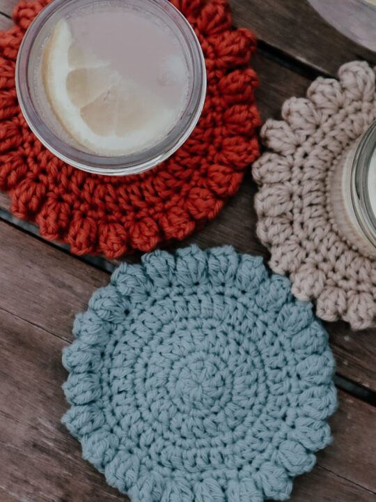 15 Crochet Coaster Patterns + What Yarn to Use
