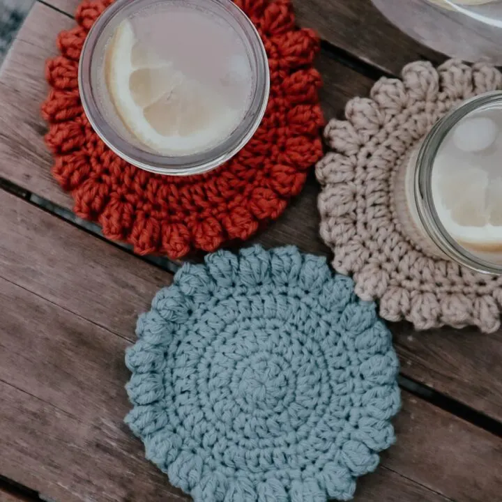 Crochet Plant Mat Pattern - Through The Loop Yarn Craft