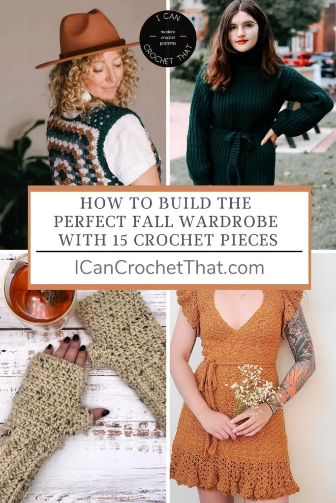crochet fall capsule wardrobe pieces