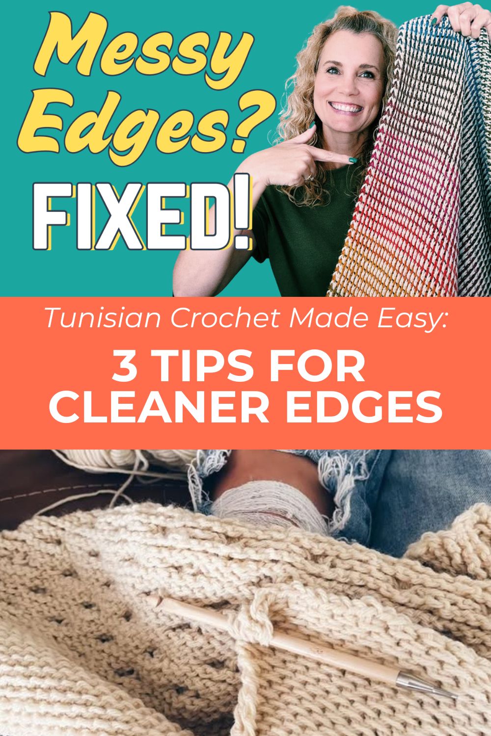 3 Secrets to Perfect Tunisian Crochet Edges