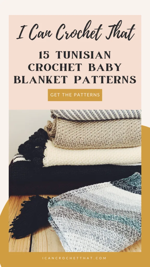 Tunisian crochet baby blanket patterns