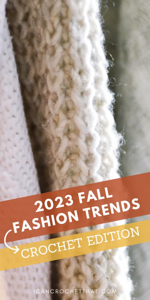 crochet fall fashion trends