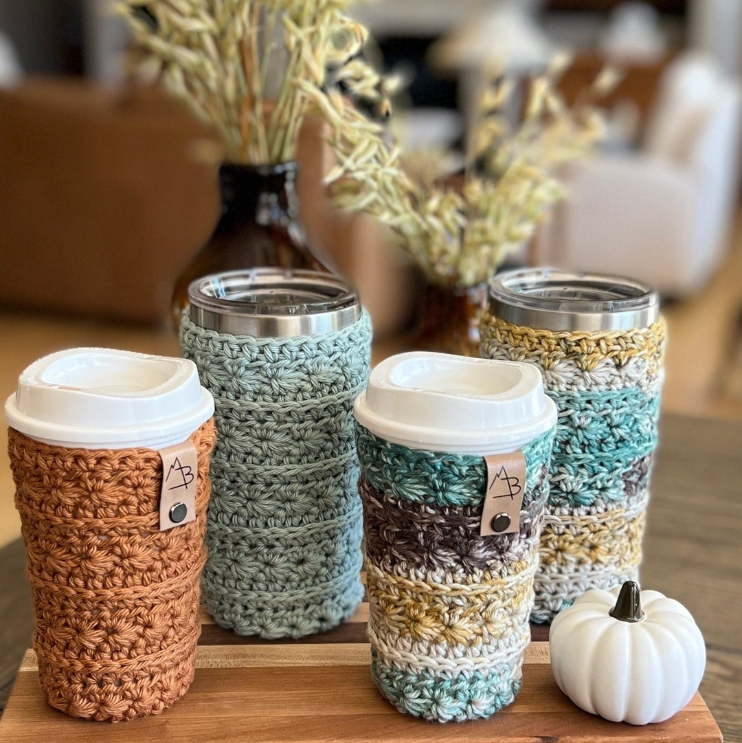 Fall Coffee Cozy Printable  Crochet projects, Fall crochet patterns,  Crochet mug cozy