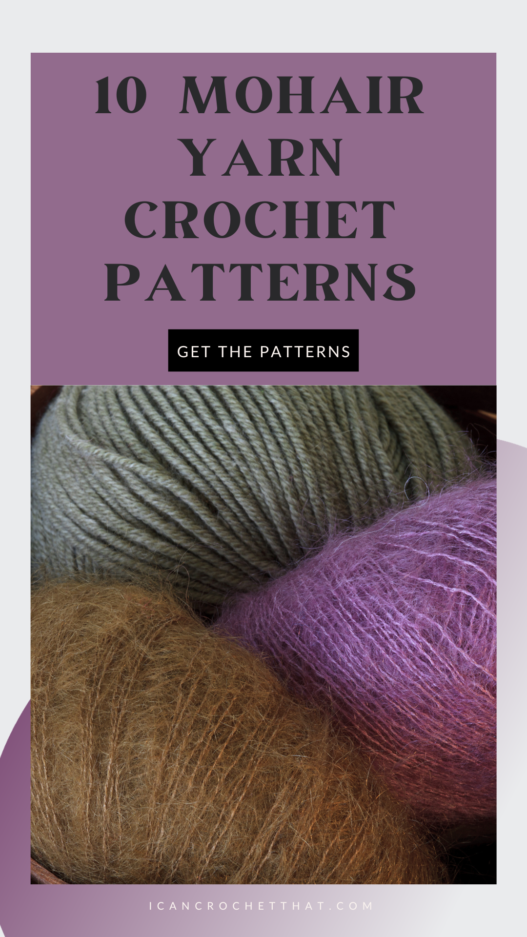 10 Mohair Crochet Patterns; An Intimidating But Luxurious Yarn - I Can ...