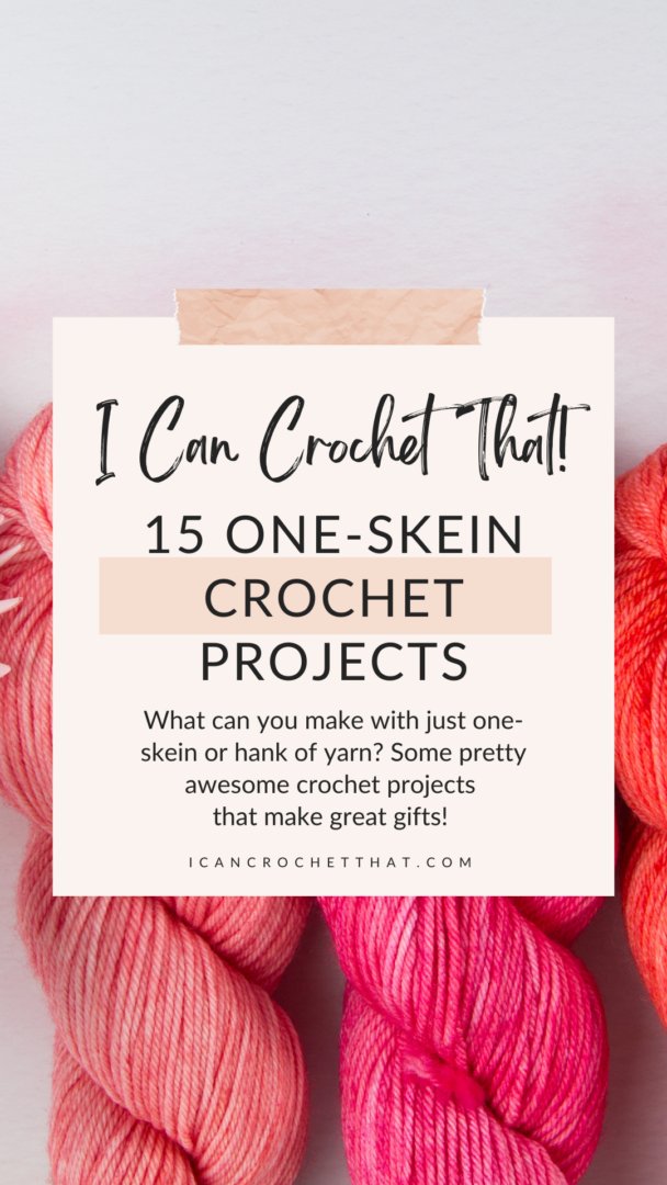 Single Skein Wonders Quick & Easy OneSkein Crochet Projects I Can