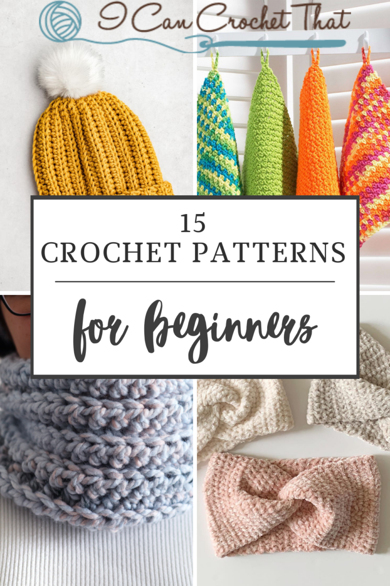 15 of the Best Crochet Patterns for Beginners | I Can Crochet That